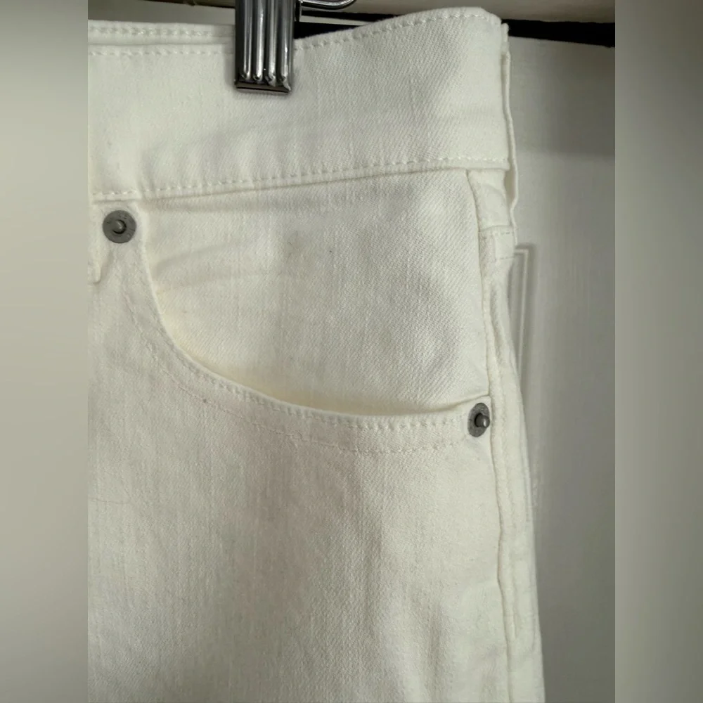 J. Crew White Wide-Leg Crop Jeans - Picture 6 of 14